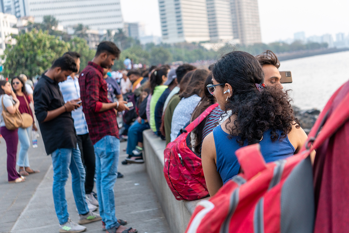 Marine Lines Mumbai India royalty free stock image
